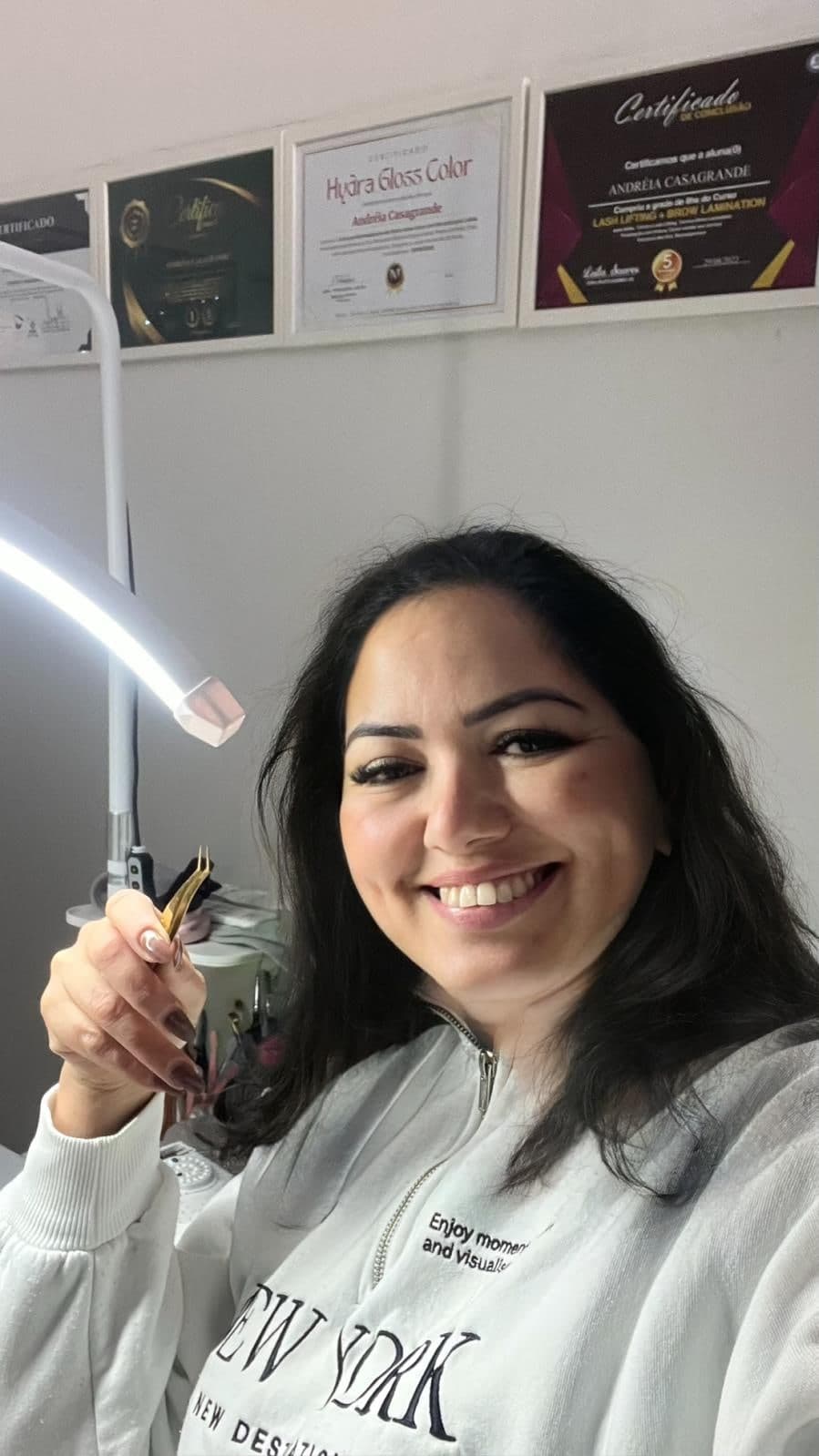 Andreia Casagrande, lash designer